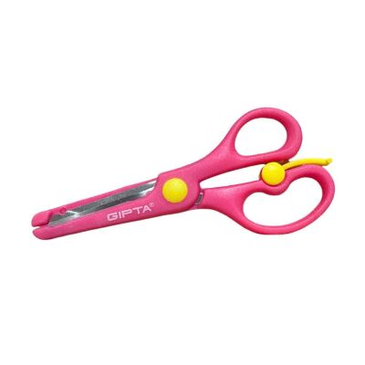 Gıpta Çocuk Makası Küt Uçlu Yaylı Plastik - 4