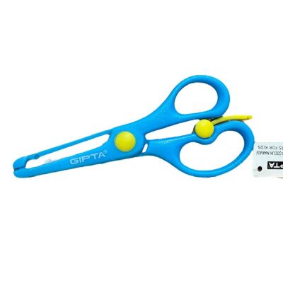 Gıpta Çocuk Makası Küt Uçlu Yaylı Plastik - 5