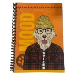 Gıpta Mood A4 Çizgili Defter 80 Yaprak - Gıpta