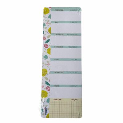 Gıpta Planner Haftalık Planlayıcı 12 x 34 cm Dikey 3407 - 1