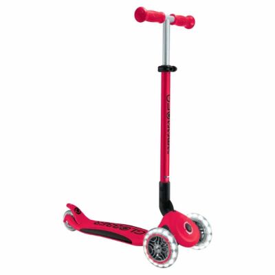 Globber Elite Deluxe Işıklı Scooter Kırmızı - 1
