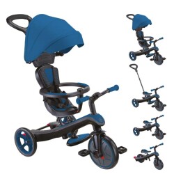 Globber Explorer 4 in1 Trike Bisiklet Kraliyet Mavisi - Globber