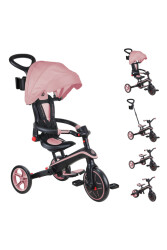 Globber Explorer 4in1 Katlanabilir Bisiklet Koyu Pastel Pembe - Globber