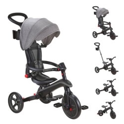 Globber Explorer 4in1 Katlanabilir Bisiklet Siyah/Gri - Globber