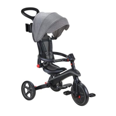 Globber Explorer 4in1 Katlanabilir Bisiklet Siyah/Gri - 3