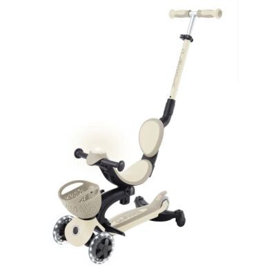 Globber Go Up Baby 360 Işıklı Scooter Koyu Bej - 1