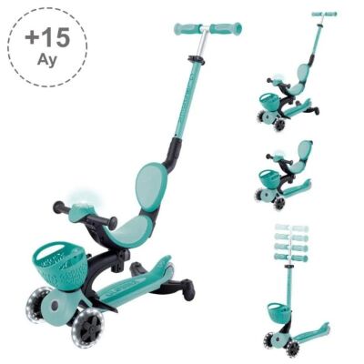 Globber Go Up Baby 360 Işıklı Scooter Koyu Mint - 2