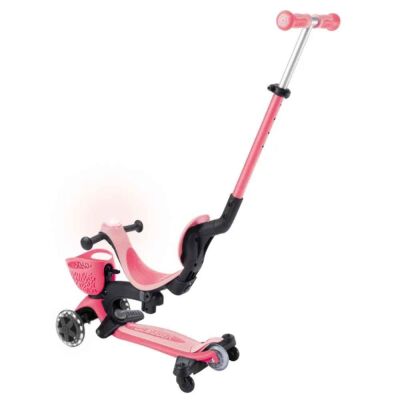 Globber Go Up Baby 360 Işıklı Scooter - Koyu Pastel Pembe - 3