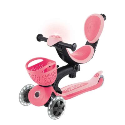 Globber Go Up Baby 360 Işıklı Scooter - Koyu Pastel Pembe - 4