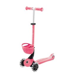 Globber Go Up Baby 360 Işıklı Scooter - Koyu Pastel Pembe - 5