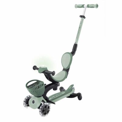 Globber Go Up Baby 360 Işıklı Scooter - Zeytin Yeşili - 1
