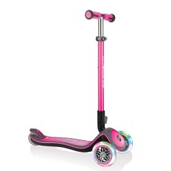 Globber Işıklı Scooter Elite Deluxe Pembe - Globber