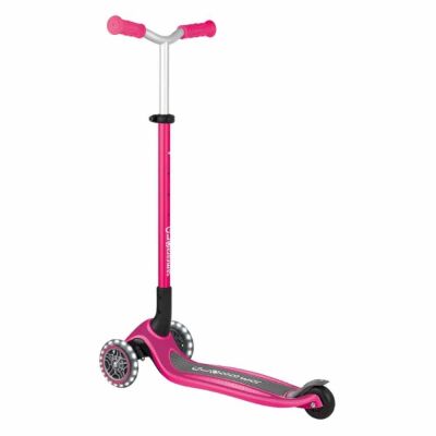 Globber Master Işıklı Katlanabilir Scooter Fuşya - 2