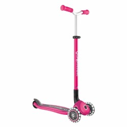 Globber Master Işıklı Katlanabilir Scooter Fuşya - Globber
