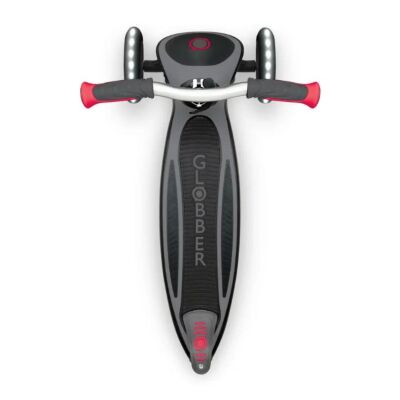 Globber Master Işıklı Katlanabilir Scooter Siyah Kırmızı - 5