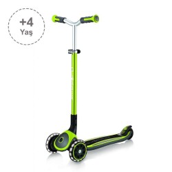 Globber Master Işıklı Katlanabilir Scooter Yeşil - Globber