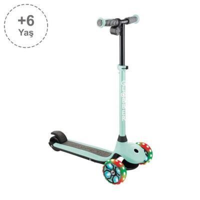 Globber One K E-Motion 4 Plus Işıklı Elektrikli Scooter Mint Yeşili - 3