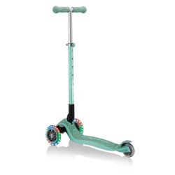 Globber Primo Plus Katlanabilir Işıklı Scooter Mint Yeşili - 4