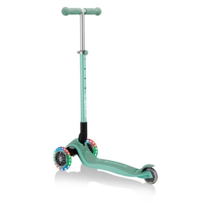 Globber Primo Plus Katlanabilir Işıklı Scooter Mint Yeşili - 4