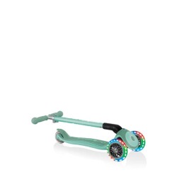 Globber Primo Plus Katlanabilir Işıklı Scooter Mint Yeşili - 5