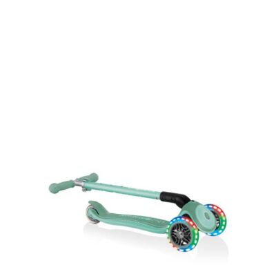 Globber Primo Plus Katlanabilir Işıklı Scooter Mint Yeşili - 5