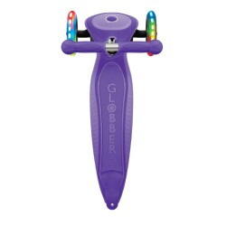 Globber Primo Plus Katlanabilir Işıklı Scooter Mor - 4