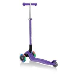 Globber Primo Plus Katlanabilir Işıklı Scooter Mor - 2