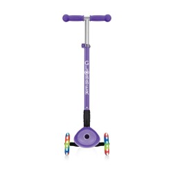 Globber Primo Plus Katlanabilir Işıklı Scooter Mor - 3