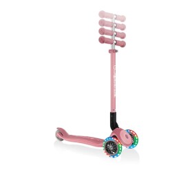 Globber Primo Plus Katlanabilir Işıklı Scooter - Pastel Pembe - 5