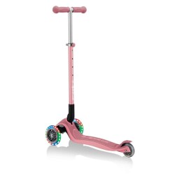 Globber Primo Plus Katlanabilir Işıklı Scooter - Pastel Pembe - 2