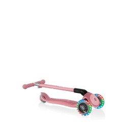 Globber Primo Plus Katlanabilir Işıklı Scooter - Pastel Pembe - 6