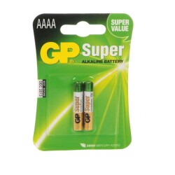 GP Super AAAA Pil 1,5V 2'li - GP Batteries