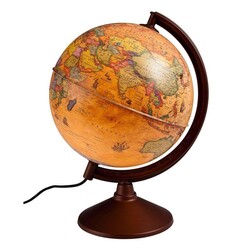 Gürbüz Antik Işıklı Küre 26 cm - Thumbnail