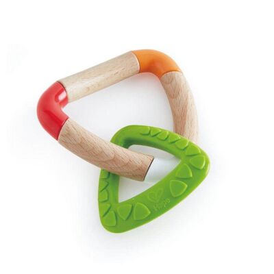 Hape Double Triangle Üçgen Diş Kaşıyıcı - 1