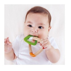 Hape Double Triangle Üçgen Diş Kaşıyıcı - 3