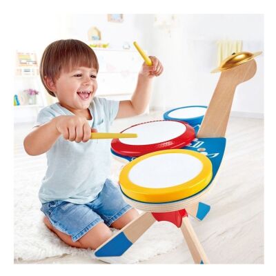 Hape Drum and Cymbal Oyuncak Davul Seti - 3