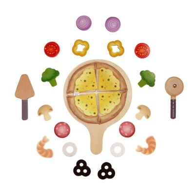 Hape Perfect Oyuncak Pizza Seti - 3