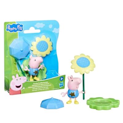 Hasbro Peppa Pig Figür Muddy Puddle George - 1