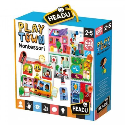 Headu Baby Play Town Oyun Montessori 2-5 Yaş
