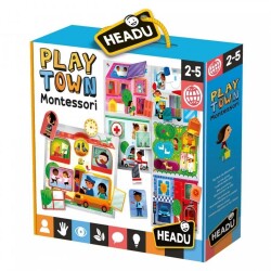 Headu Baby Play Town Oyun Montessori 2-5 Yaş - 1