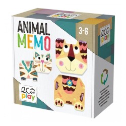 Headu Ecoplay Animal Memo Hafıza Oyunu 3-6 Yaş - Headu