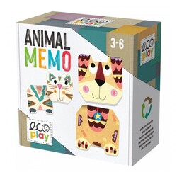 Headu Ecoplay Animal Memo Hafıza Oyunu 3-6 Yaş - Thumbnail