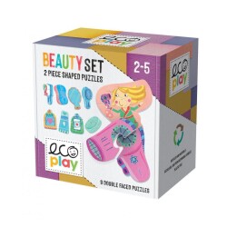 Headu Ecoplay Beauty Set İki Parça Puzzle 2-5 Yaş - Headu
