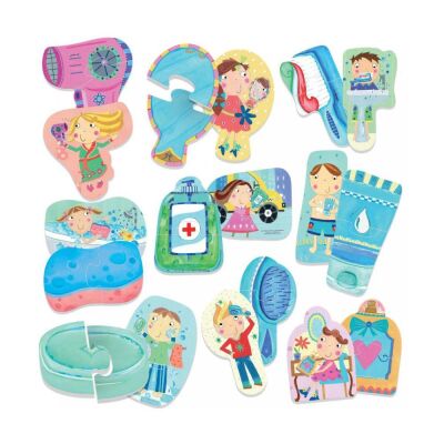 Headu Ecoplay Beauty Set İki Parça Puzzle 2-5 Yaş - 2
