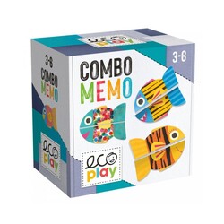Headu Ecoplay Combo Memo Hafıza Oyunu 3-6 Yaş - Thumbnail