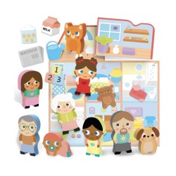 Headu Ecoplay My House Ahşap Parçalı Eşleme Puzzle 3-6 Yaş - 2