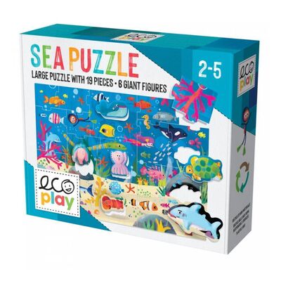 Headu Ecoplay Shaped Deniz Puzzle 2-5 Yaş