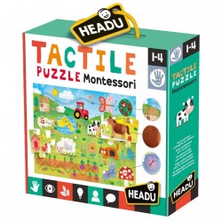 Headu Tactile Puzzle Montessori 1-4 Yaş - Headu