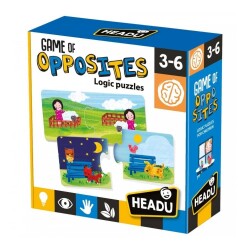 Headu Zıt Kavramlar Puzzle 3-6 Yaş - Headu