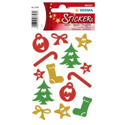 Herma Magic Glittery Yılbaşı Etiketi Semboller - Herma